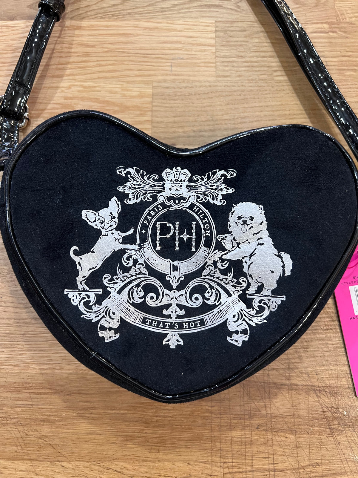 Y2K Paris Hilton "That's Hot" Heart Purse