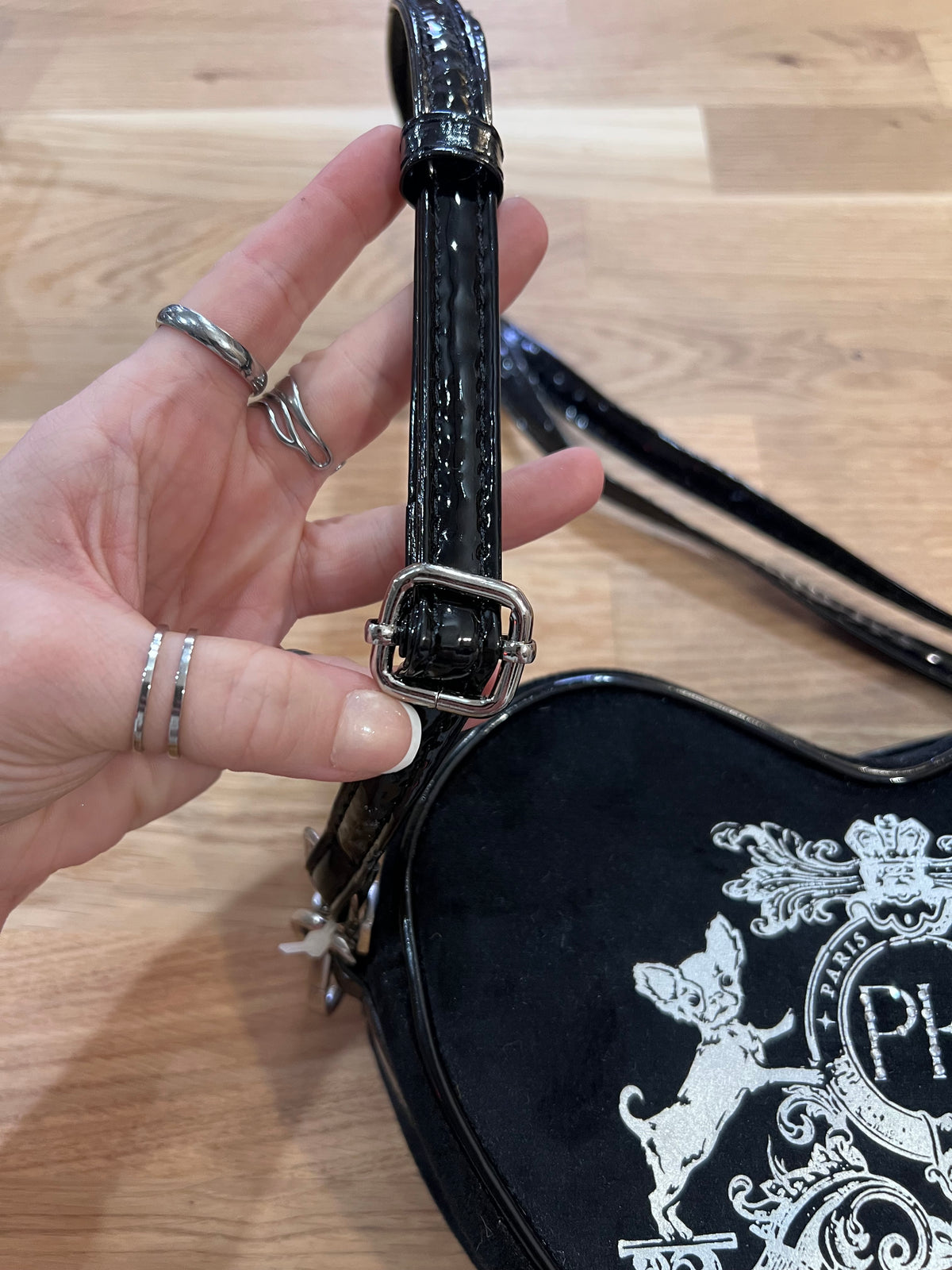 Y2K Paris Hilton "That's Hot" Heart Purse