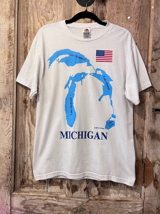 1997 Michigan Lakes Graphic T-Shirt