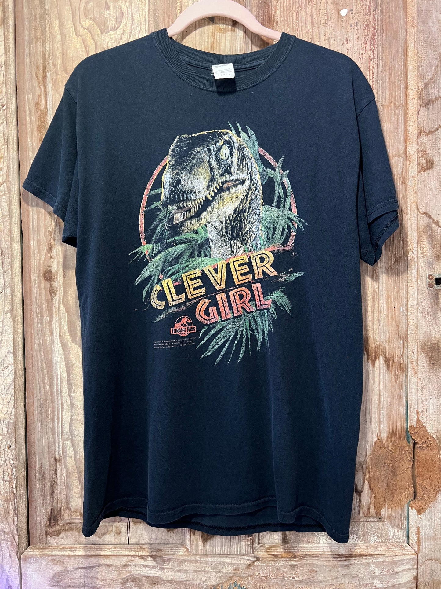90's Jurassic Park "Clever Girl" Graphic T-Shirt