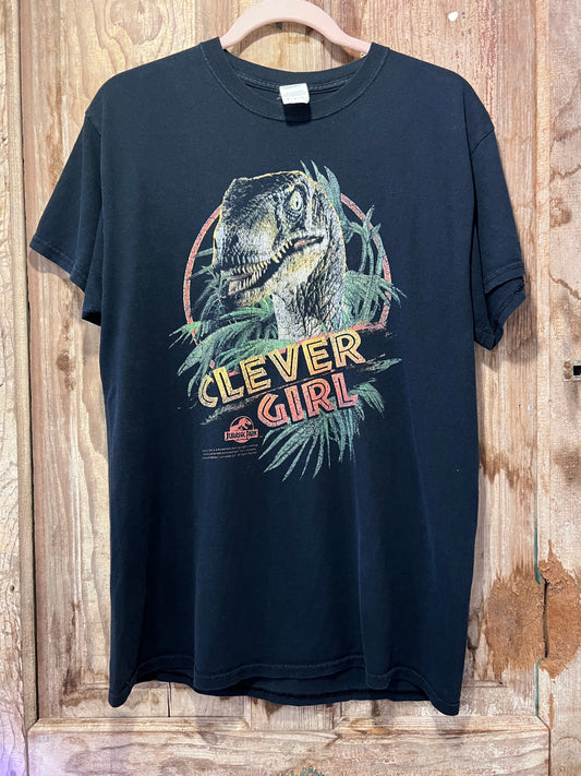 90's Jurassic Park "Clever Girl" Graphic T-Shirt