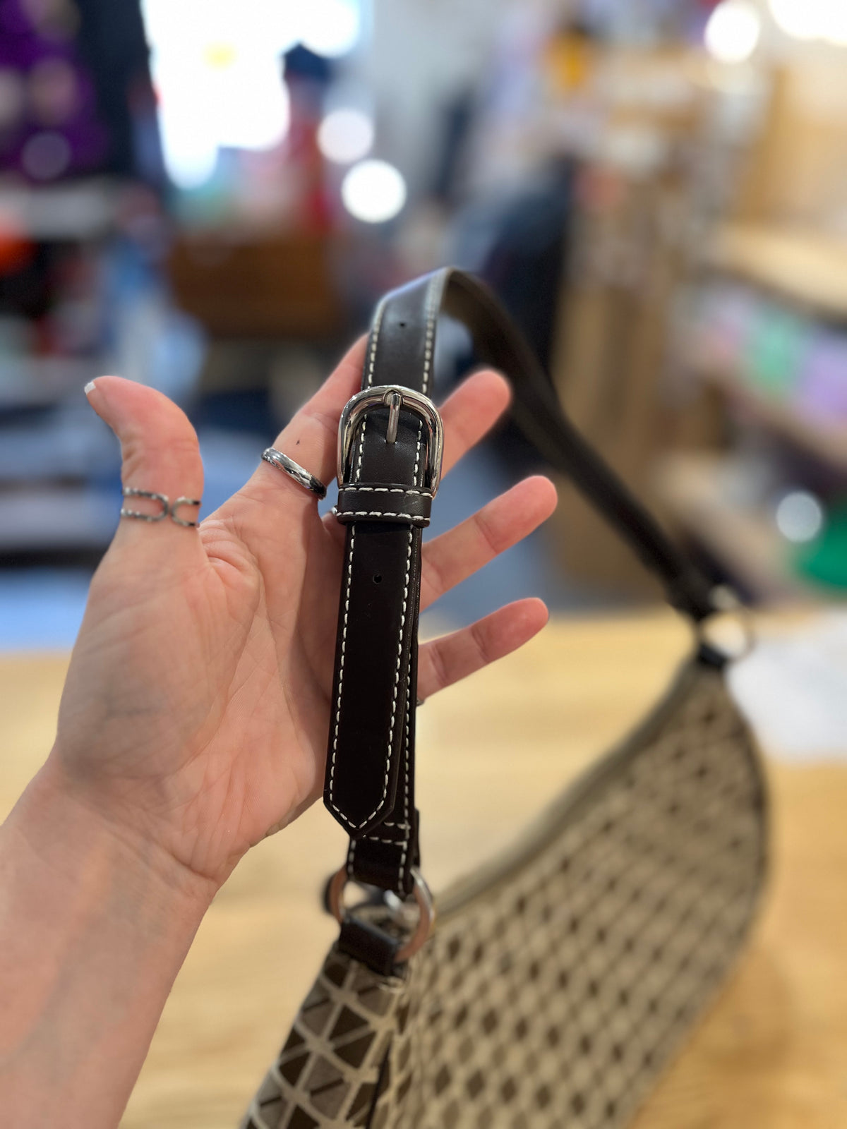 Nine & Company Patterned Hangbag