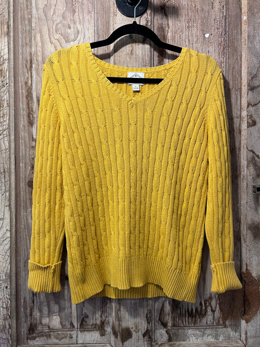 Y2K St. John's Bay Yellow Cable Knit Sweater