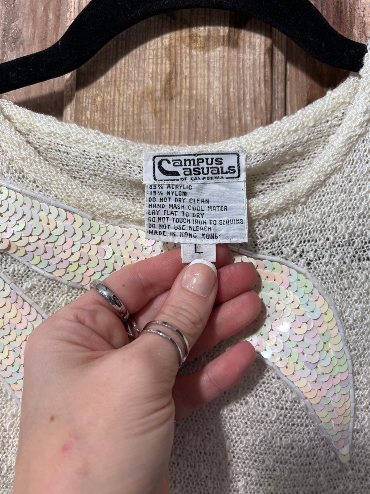 80's/90's Campus Casuals Sequin Sweater