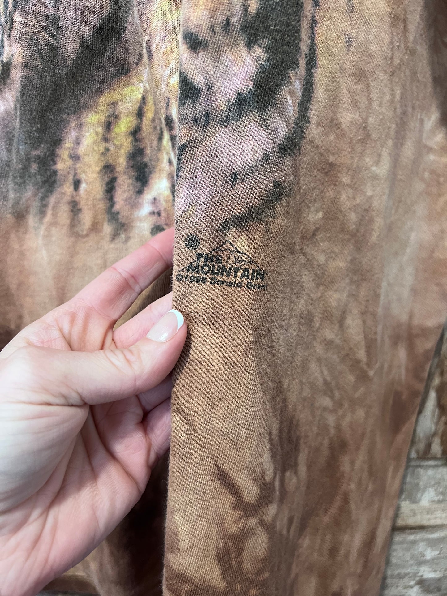 1998 The Mountain John Ball Zoo Tie Dye Tiger Graphic T-Shirt