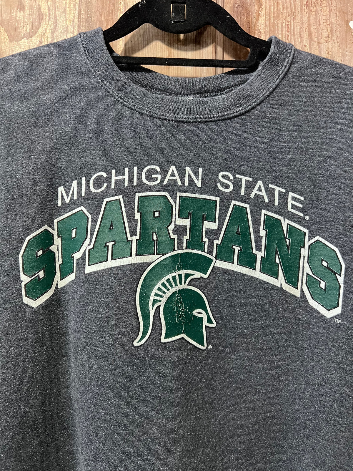 Grey MSU Crewneck