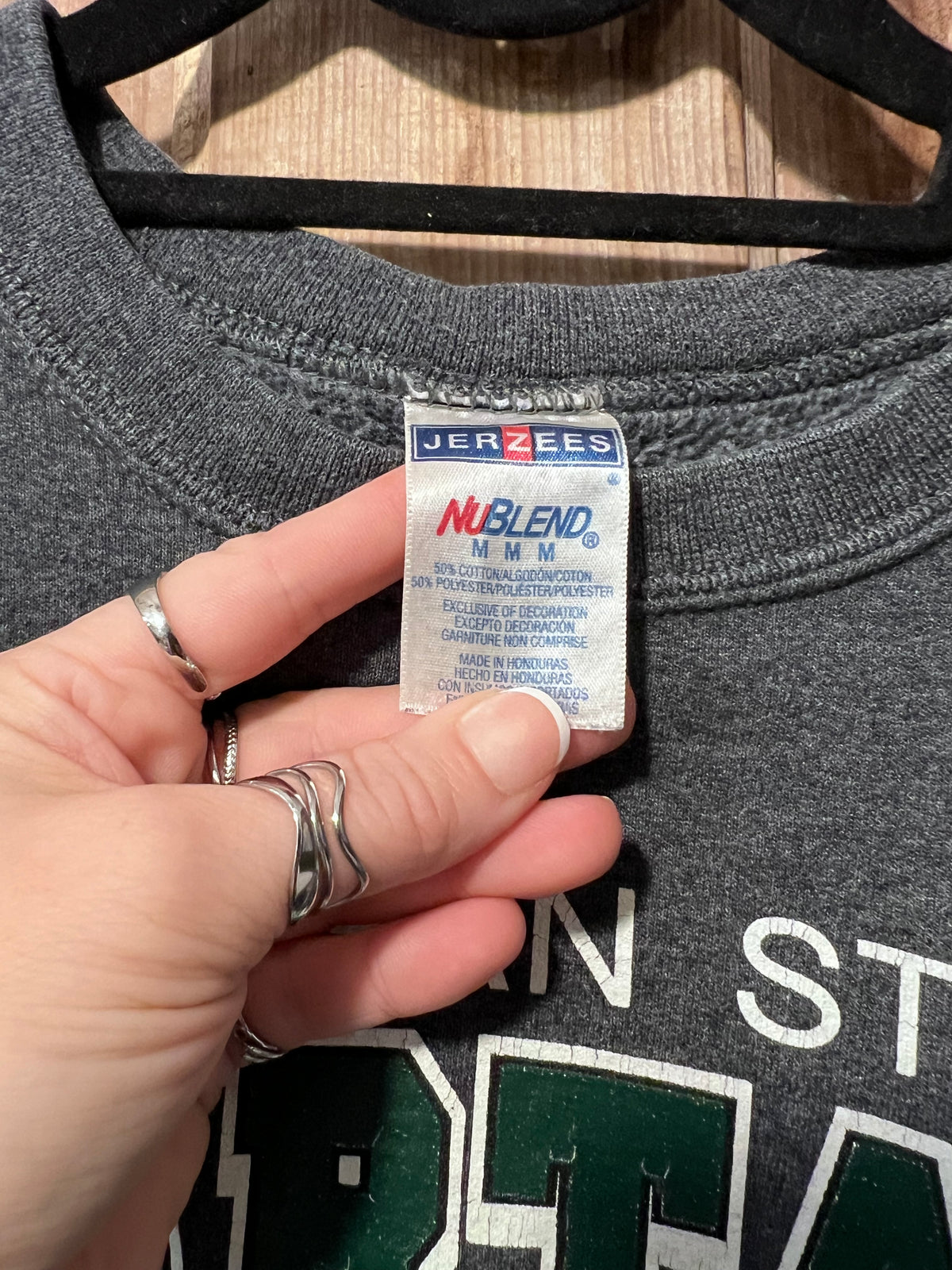 Grey MSU Crewneck