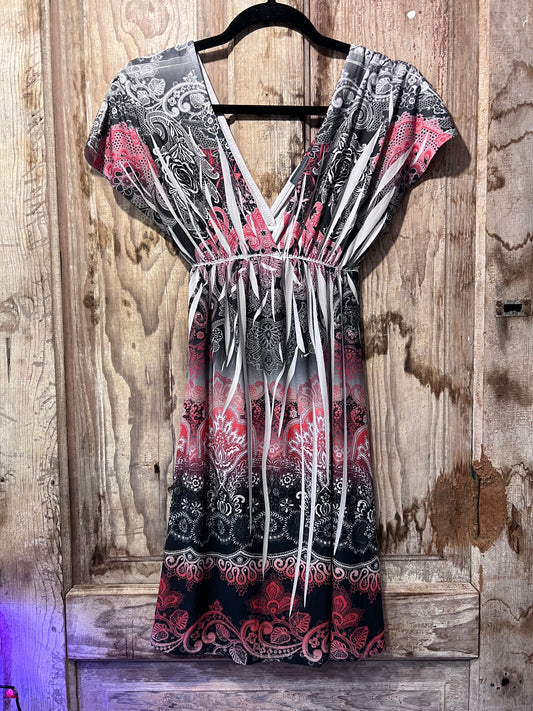 Y2K Dots Patterned Dress