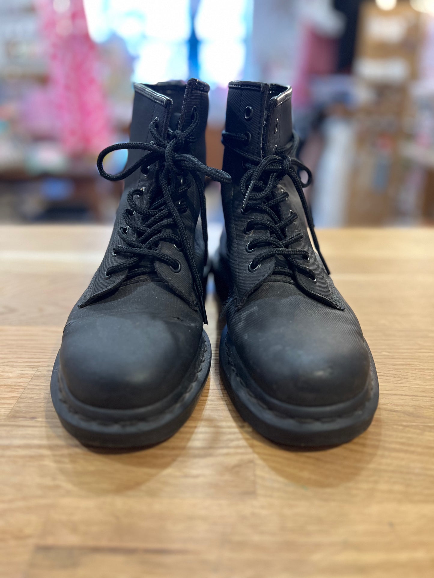 90's/Y2K Doc Marten Black on Black Combat Boots