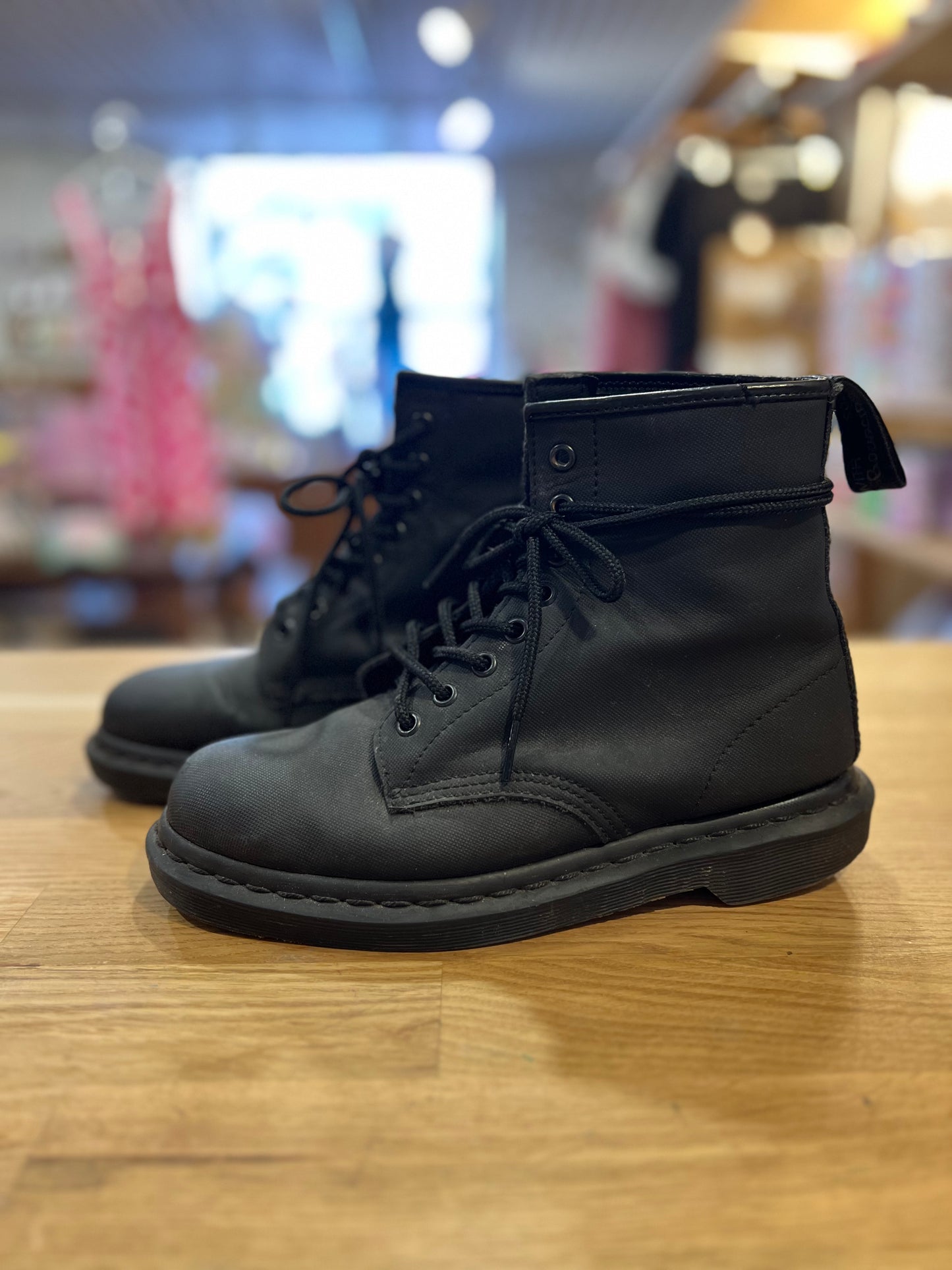 90's/Y2K Doc Marten Black on Black Combat Boots