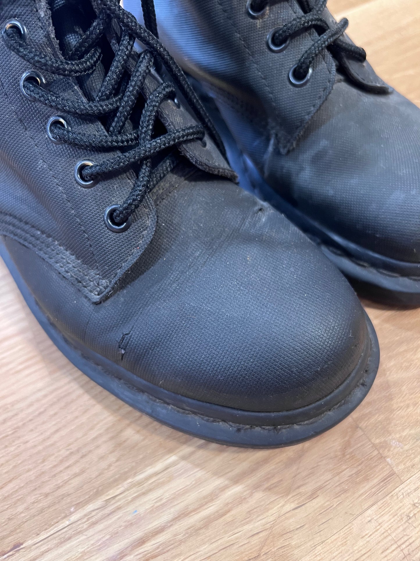 90's/Y2K Doc Marten Black on Black Combat Boots
