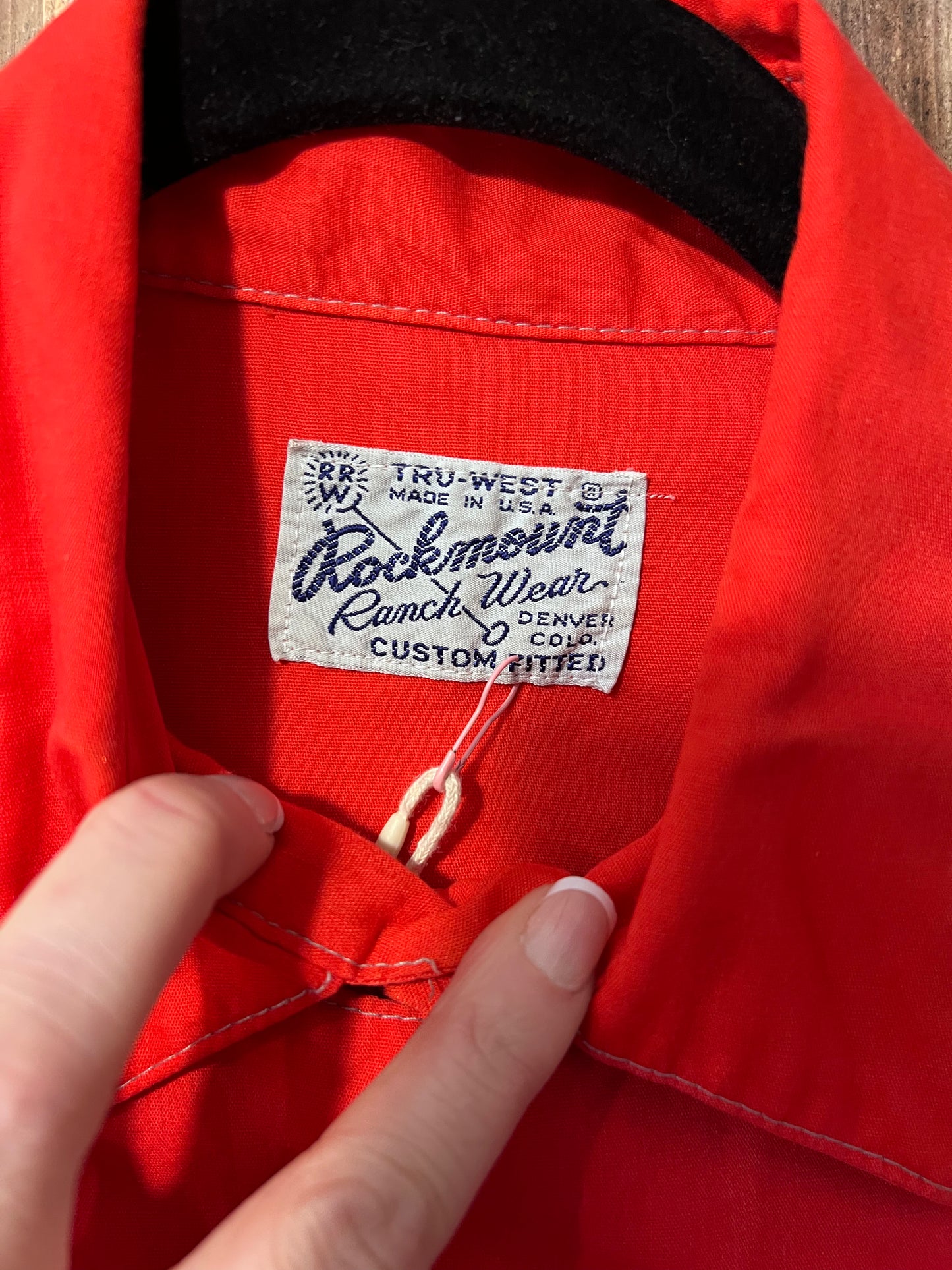 70's Rockmount Ranch Wear Pearl Snap Button Up Shirt