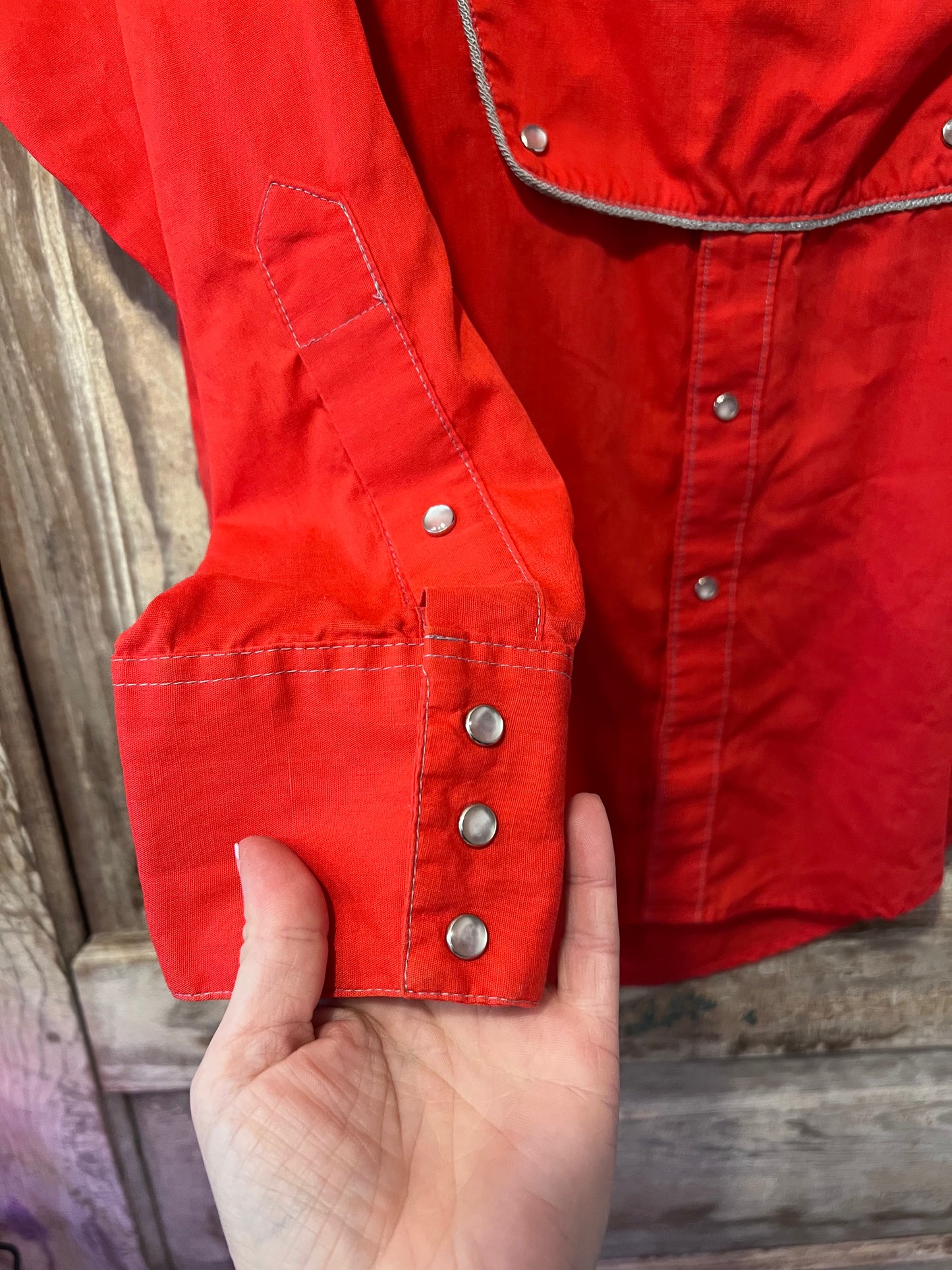 70's Rockmount Ranch Wear Pearl Snap Button Up Shirt