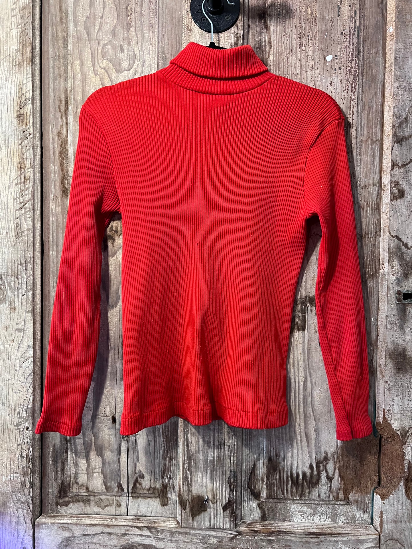70’s "Rorange" Ribbed Zip-Up Turtleneck
