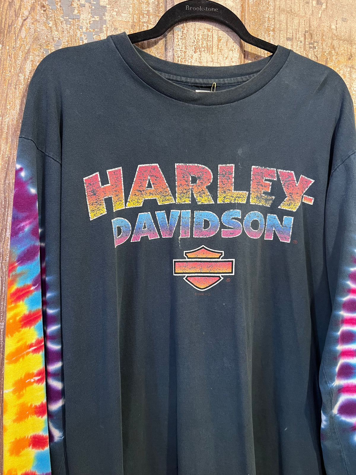 1998 Harley Davidson Tie Dye Long Sleeve Shirt