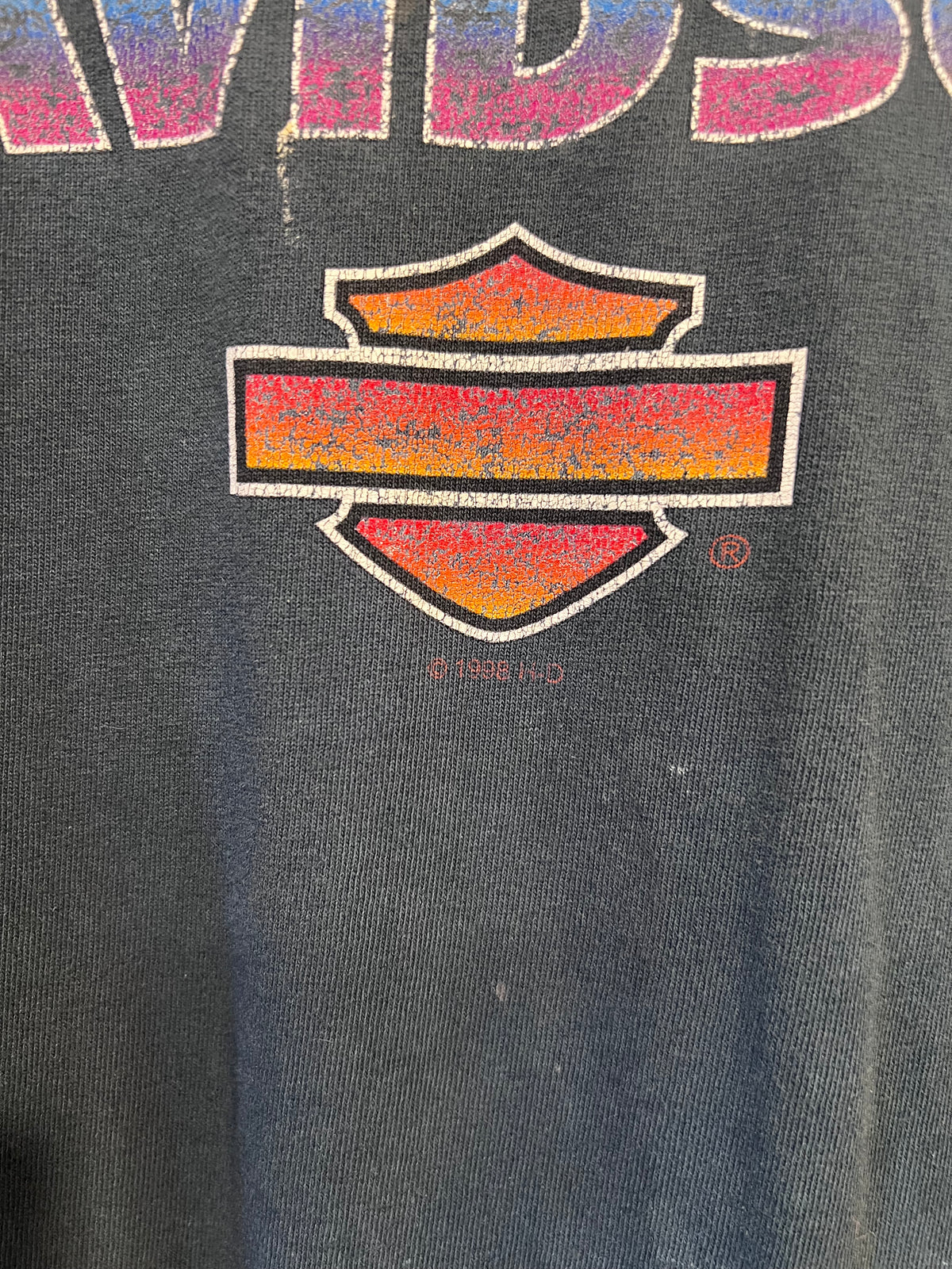 1998 Harley Davidson Tie Dye Long Sleeve Shirt