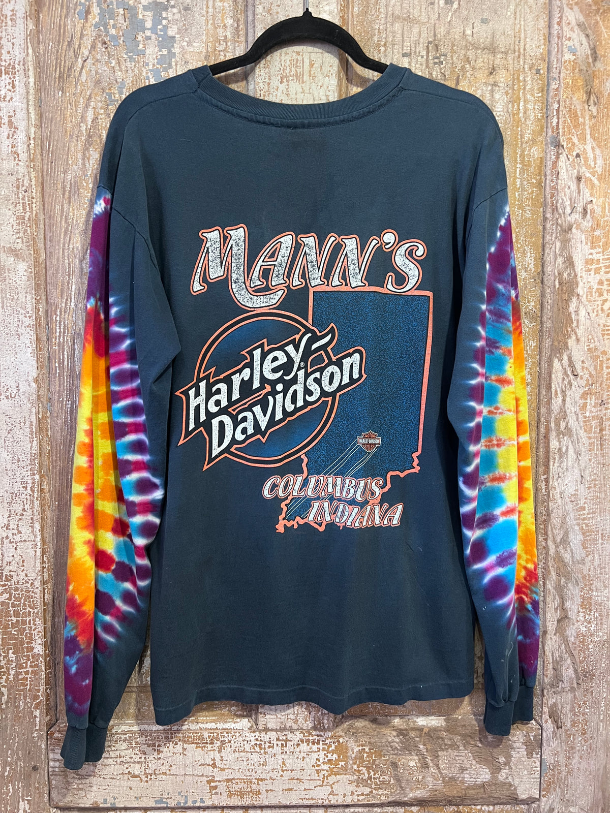 1998 Harley Davidson Tie Dye Long Sleeve Shirt