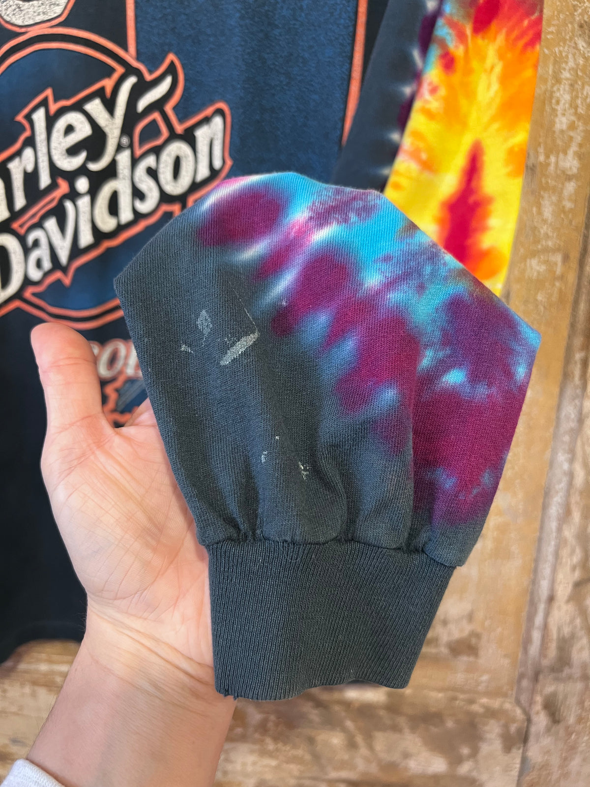 1998 Harley Davidson Tie Dye Long Sleeve Shirt