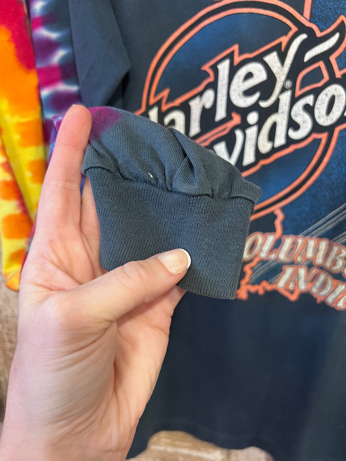 1998 Harley Davidson Tie Dye Long Sleeve Shirt