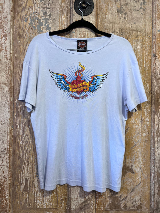 Y2K 2008 Bedazzled Harley Davidson T-Shirt