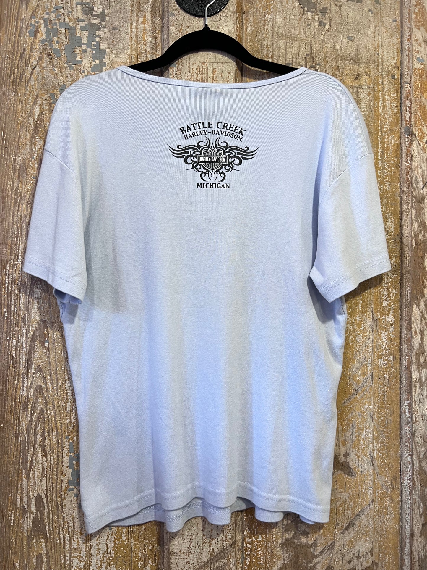 Y2K 2008 Bedazzled Harley Davidson T-Shirt