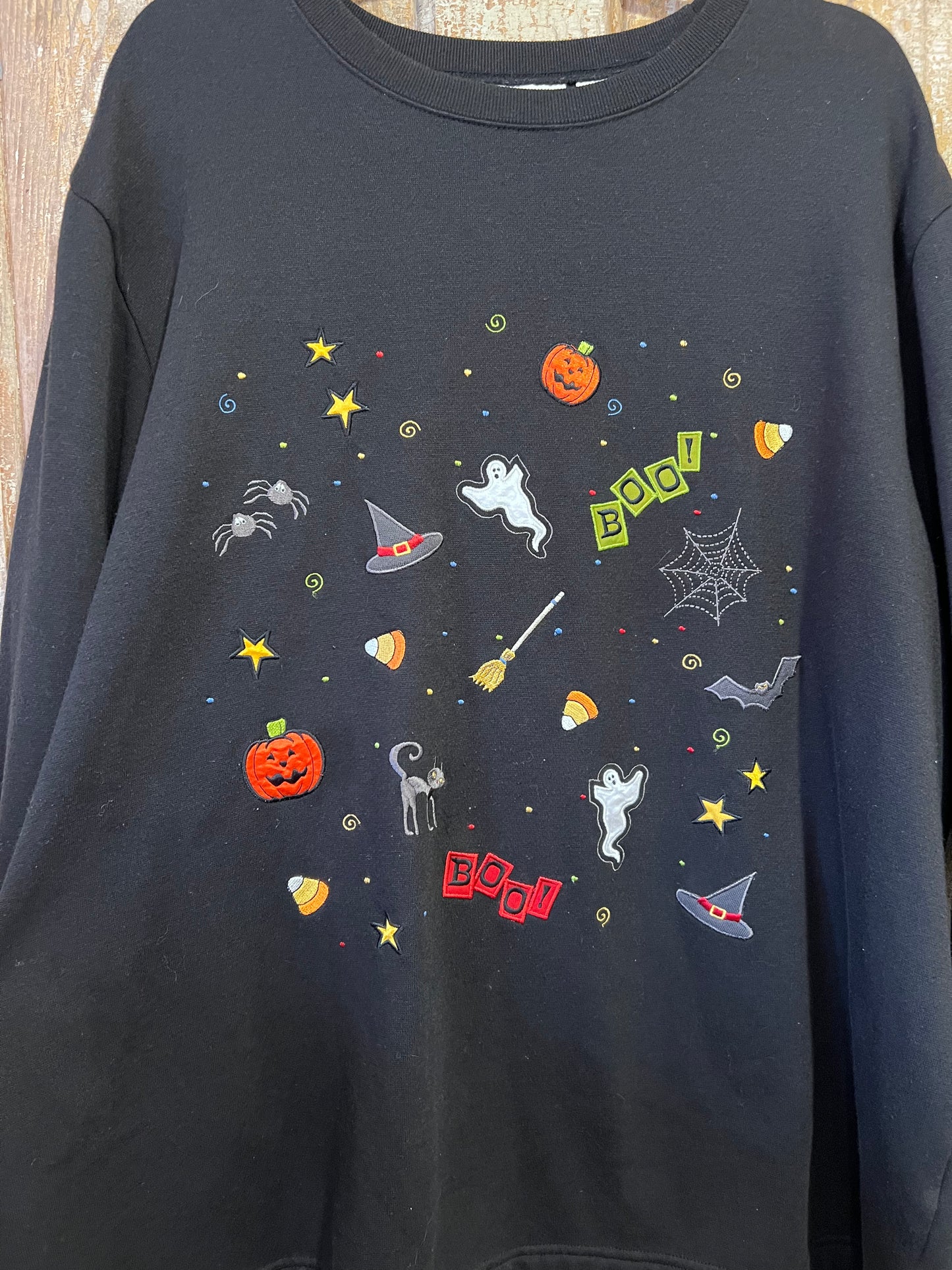 90’s Embroidered Halloween Crewneck