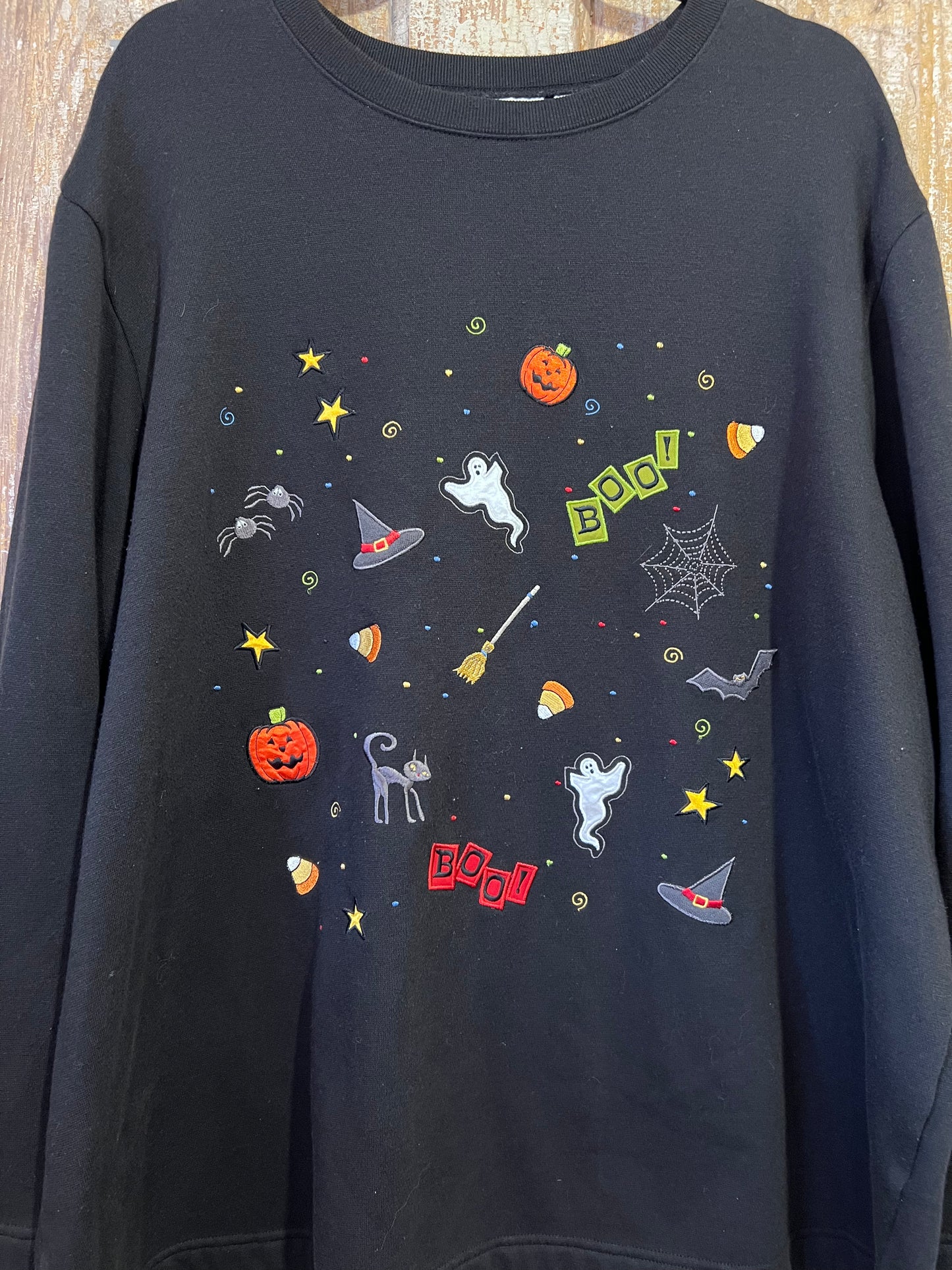 90’s Embroidered Halloween Crewneck
