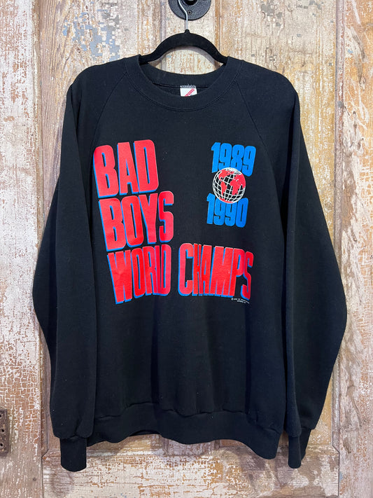 RARE 1990 Detroit Bad Boys Crewneck