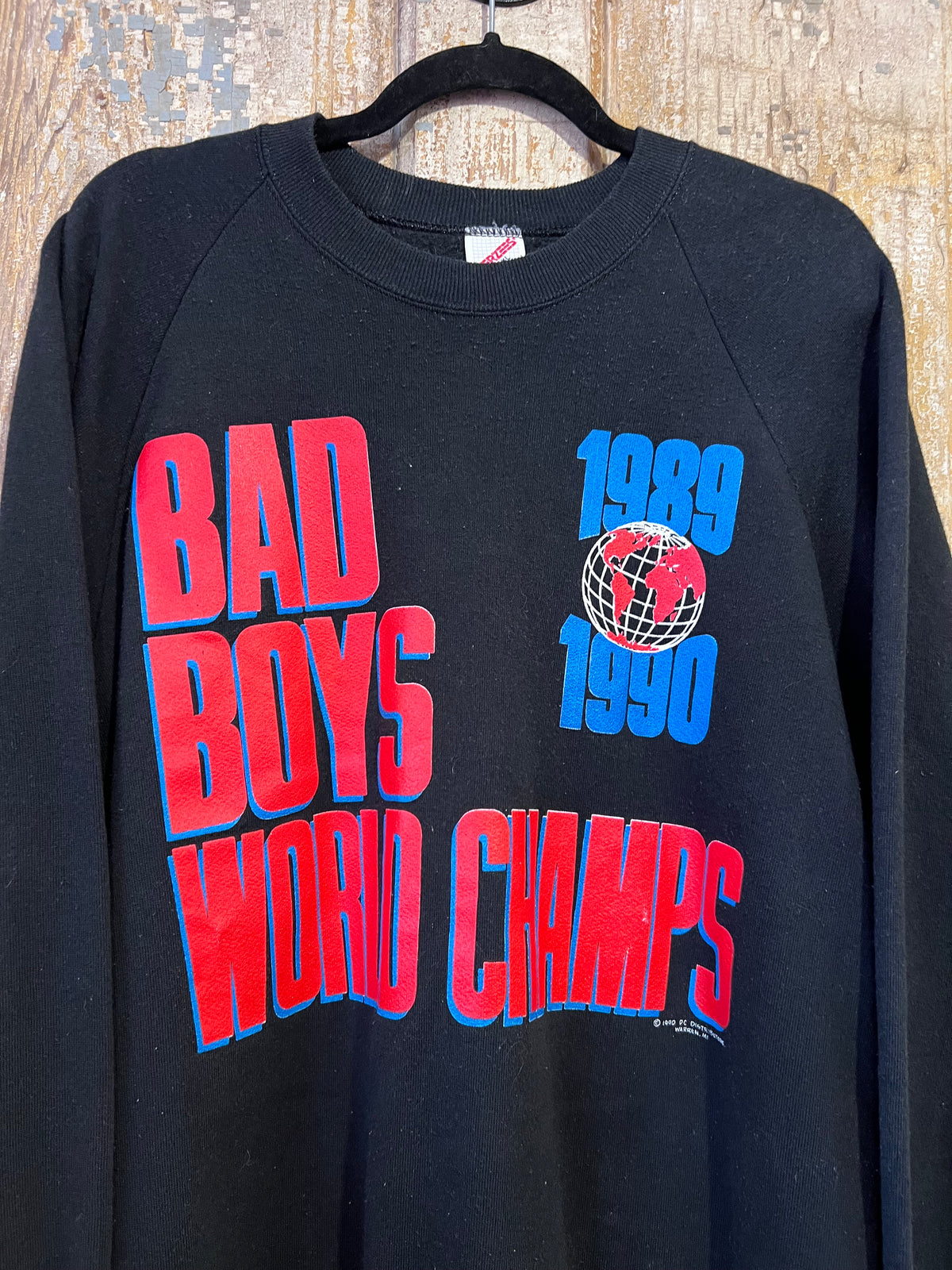 RARE 1990 Detroit Bad Boys Crewneck