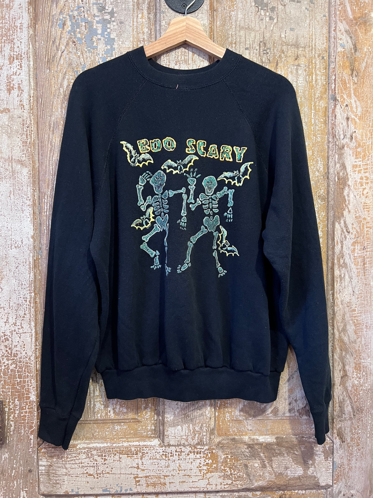 80's/90's Spooky Skeleton Crewneck