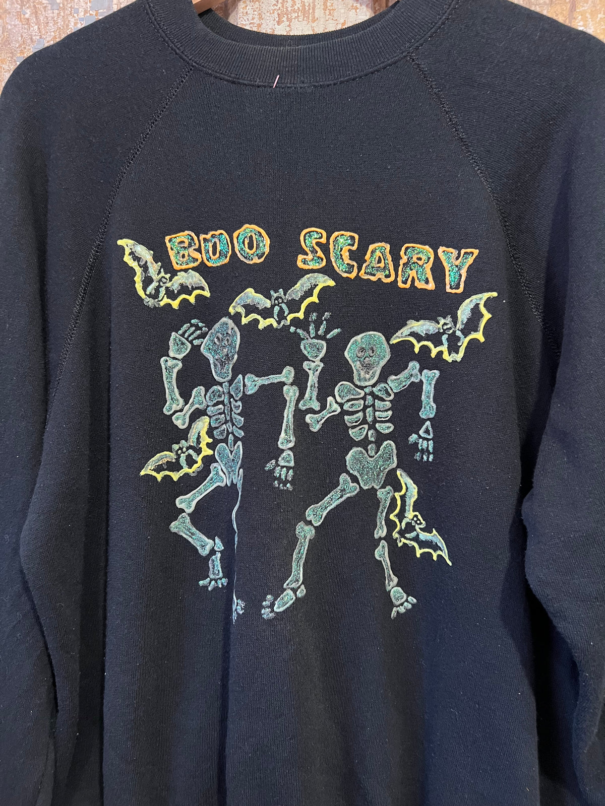 80's/90's Spooky Skeleton Crewneck