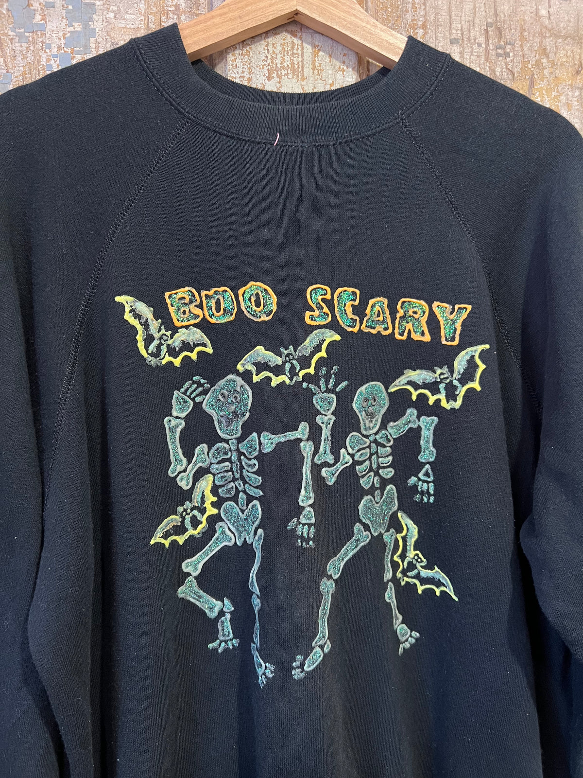 80's/90's Spooky Skeleton Crewneck