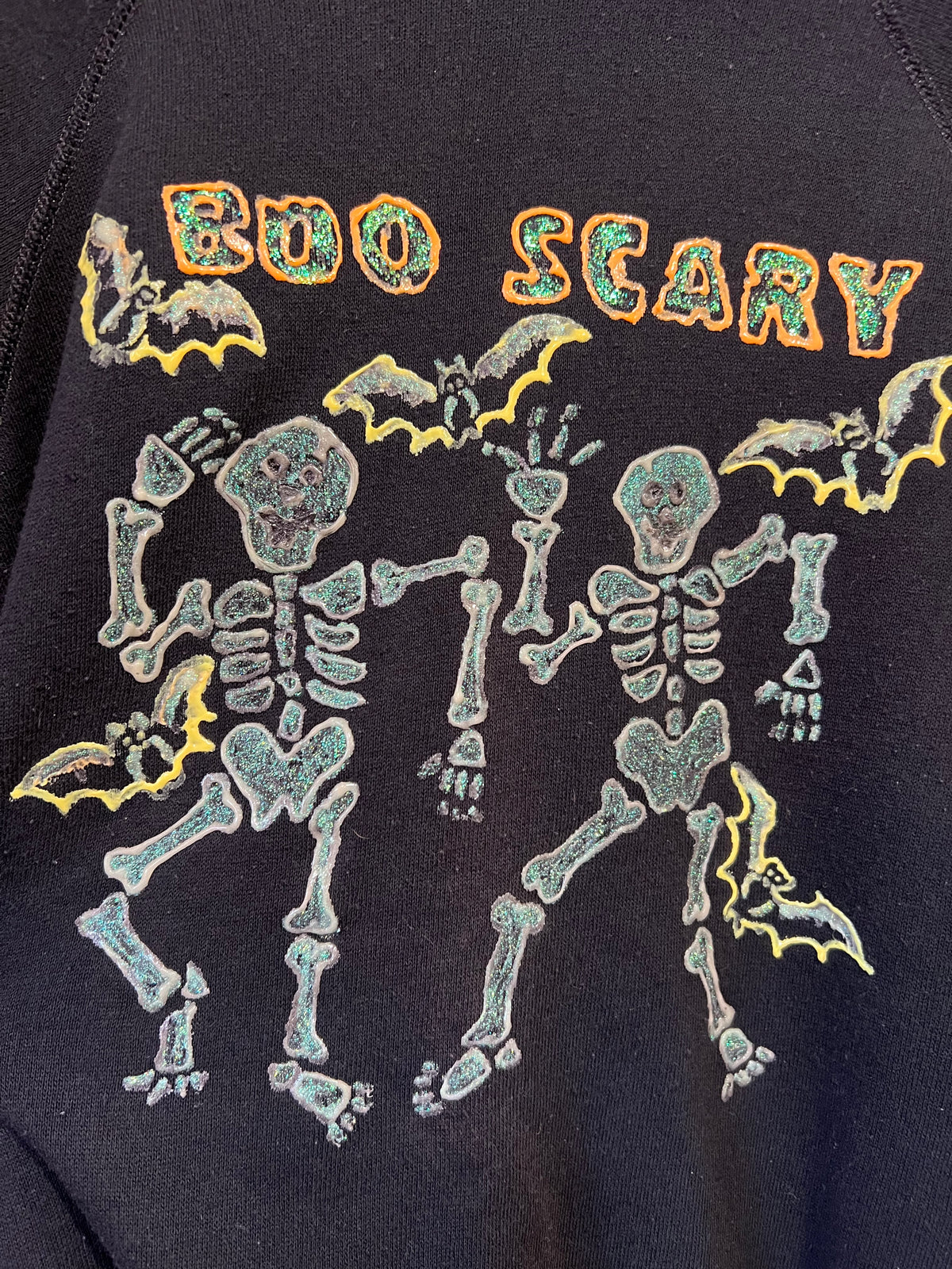 80's/90's Spooky Skeleton Crewneck