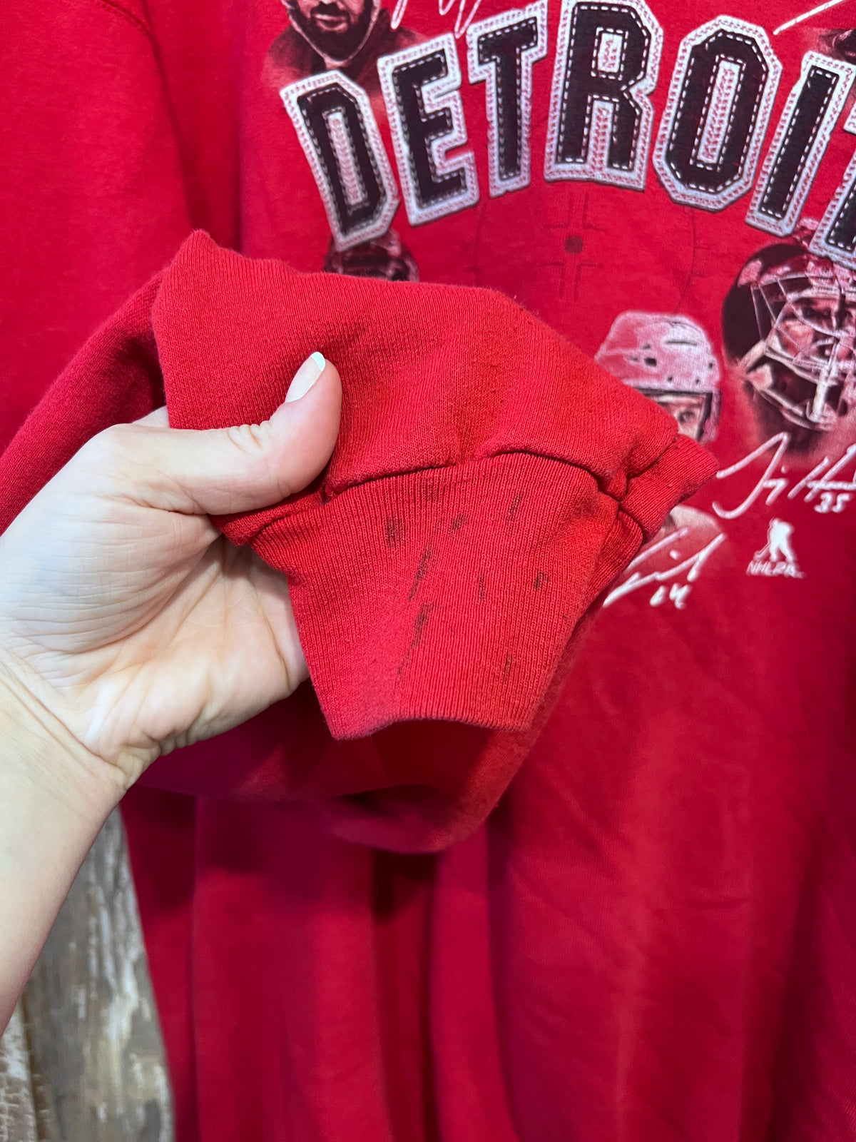 90's Red Wings Crewneck