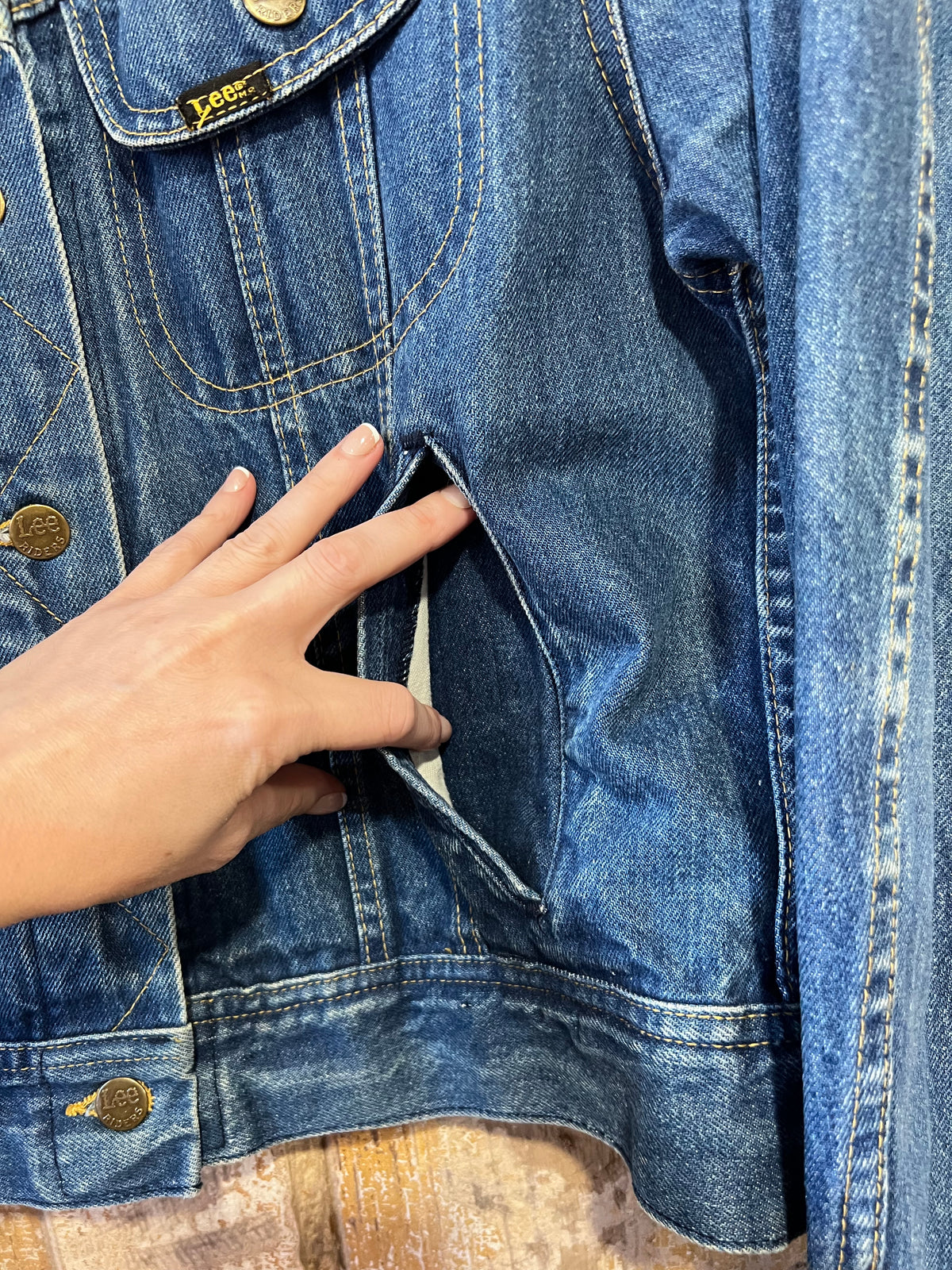 90's LEE Medium Wash Denim Jacket