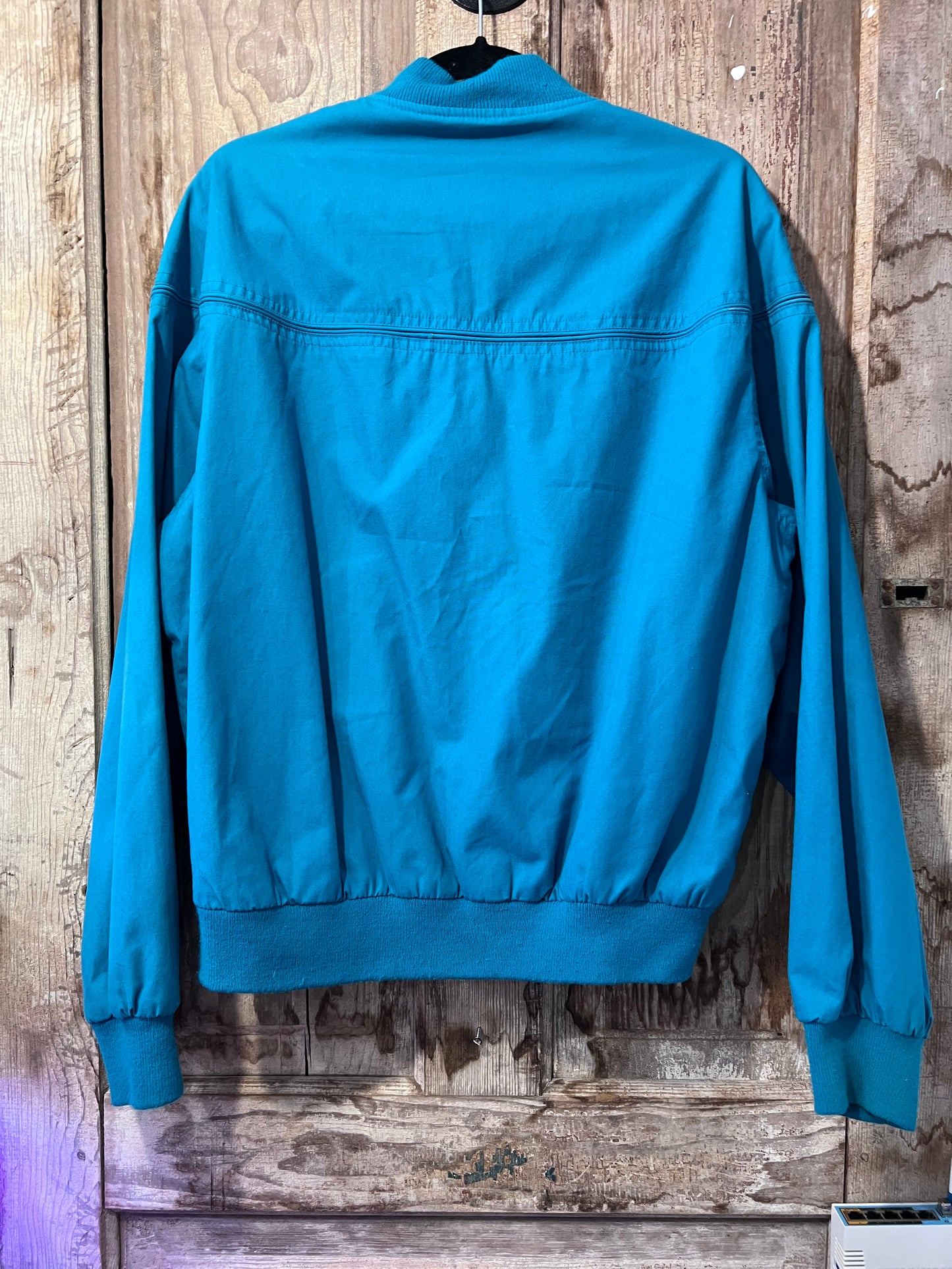 80's/90's Par Four Turquoise Zip Up Jacket