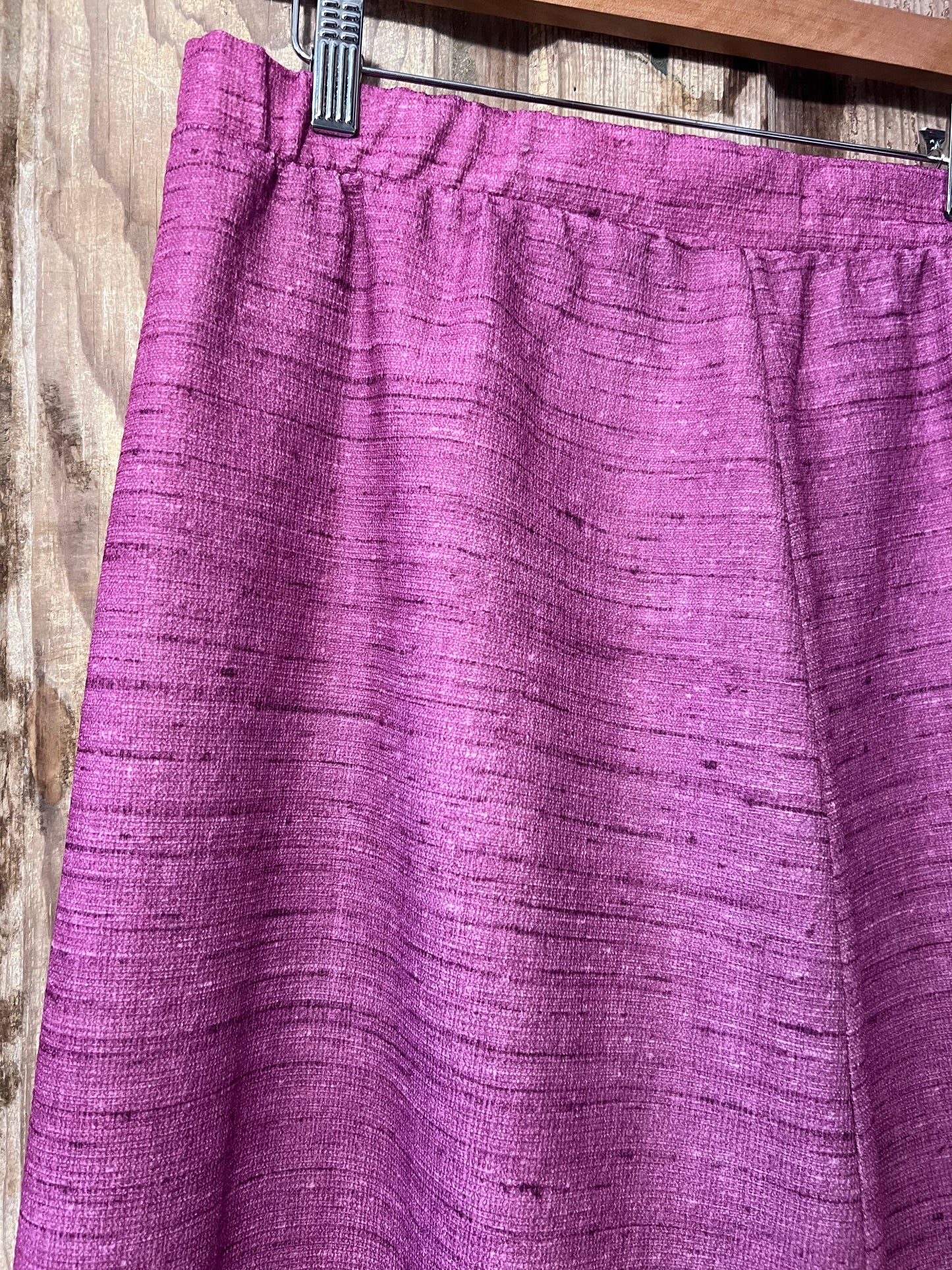 70's Fuchsia Maxi Skirt