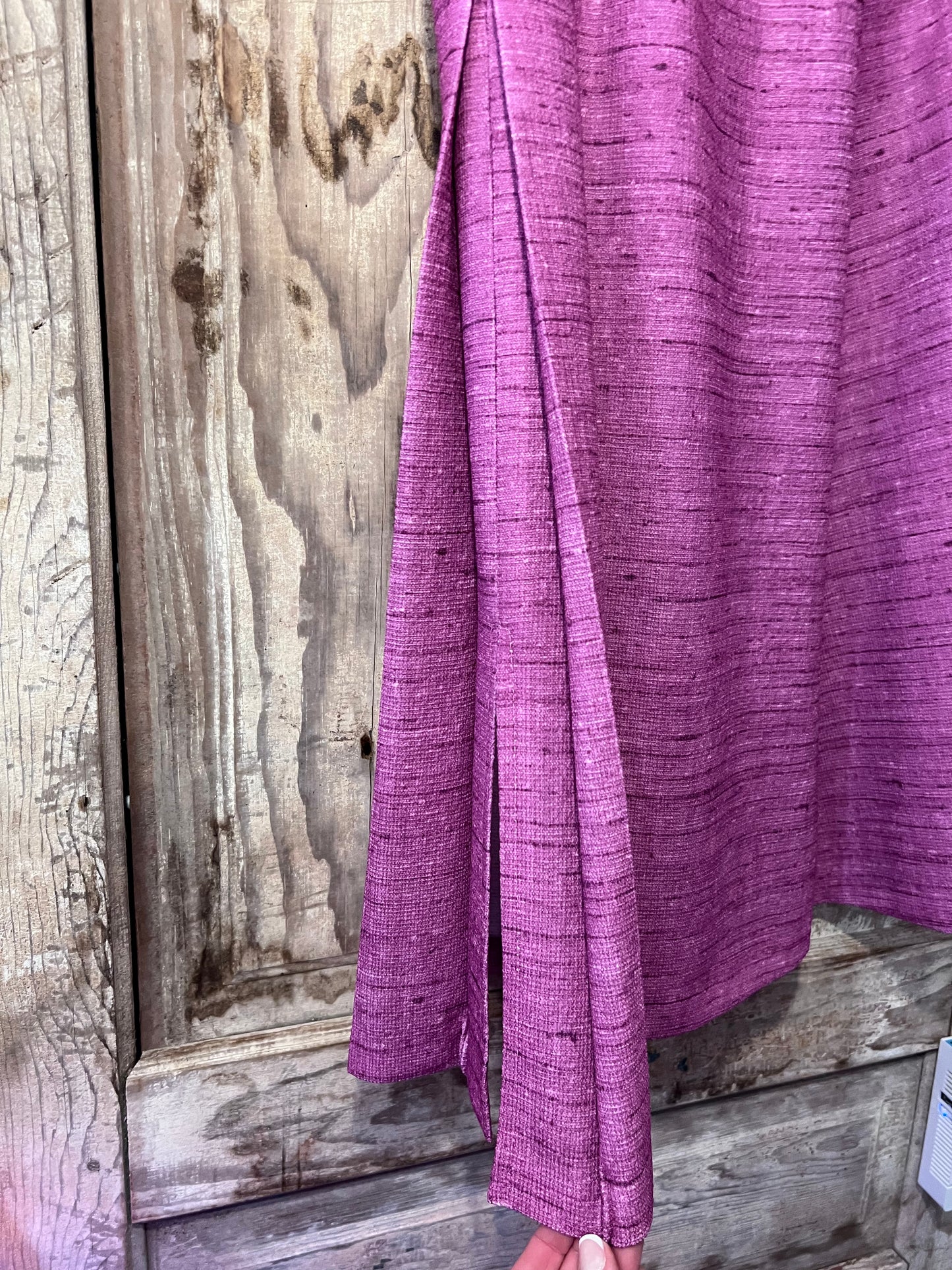 70's Fuchsia Maxi Skirt