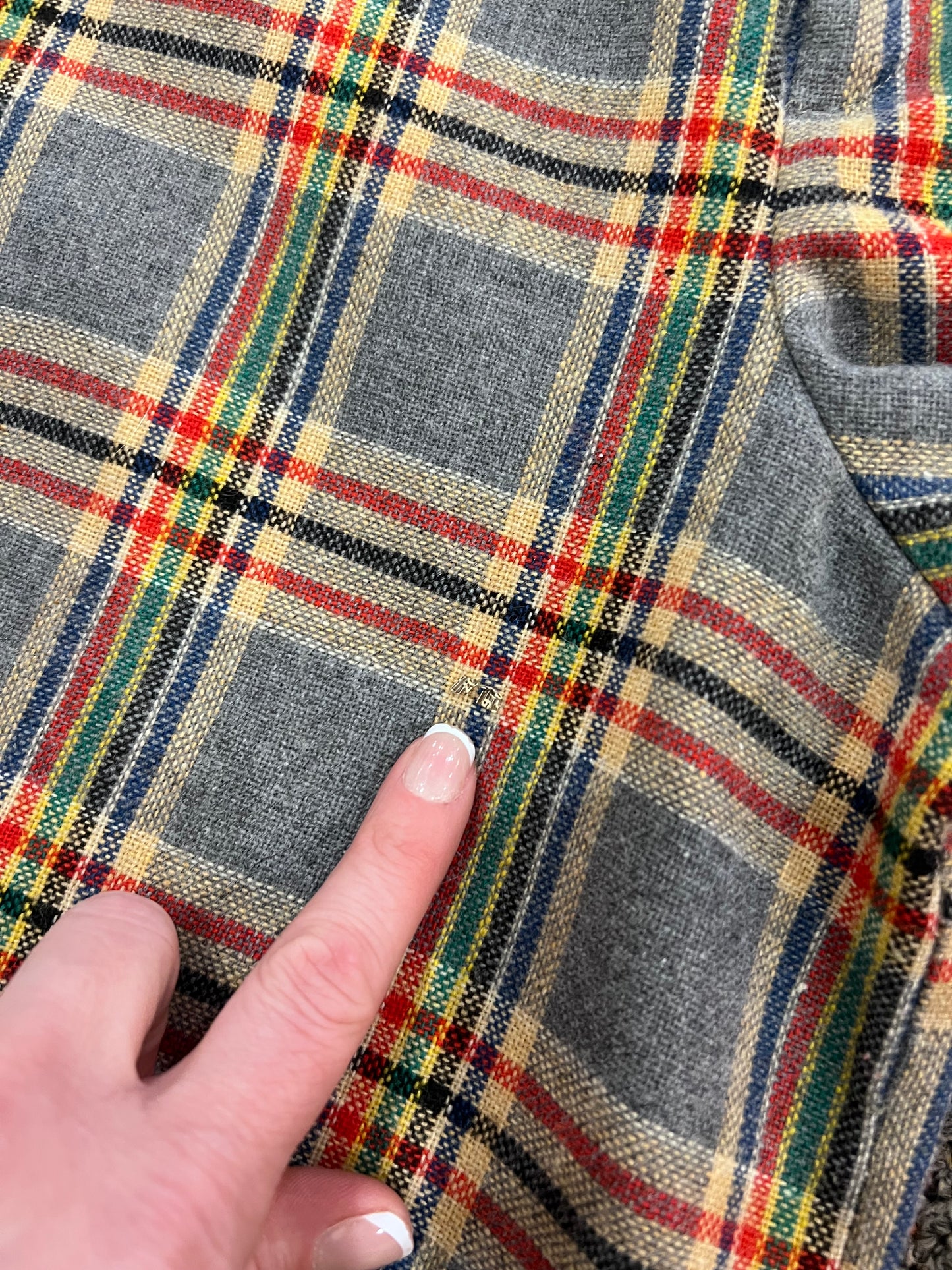 70's Handmade Plaid Shorts