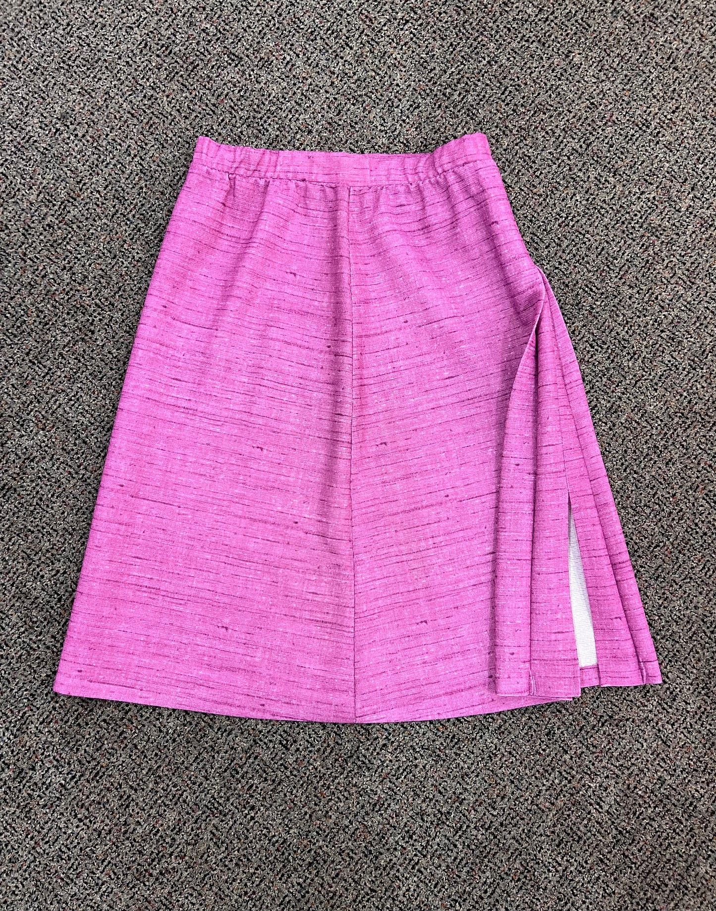 70's Fuchsia Midi Skirt