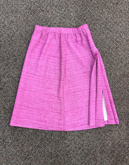 70's Fuchsia Midi Skirt