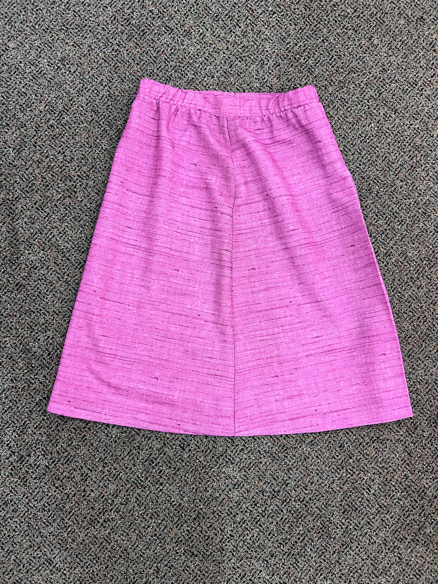 70's Fuchsia Midi Skirt