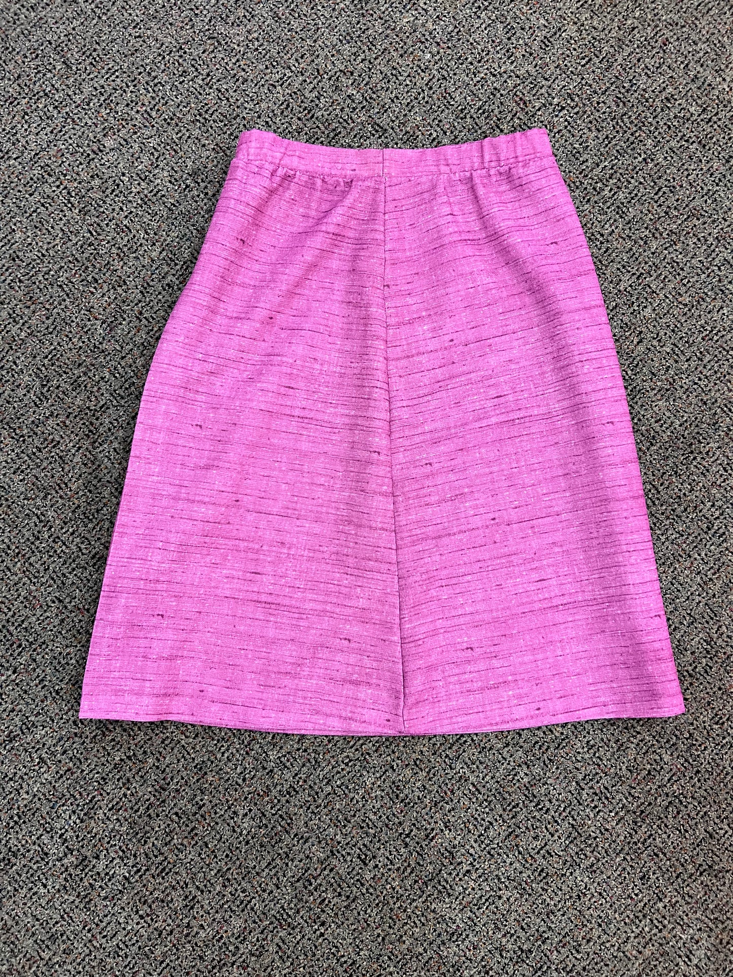 70's Fuchsia Midi Skirt
