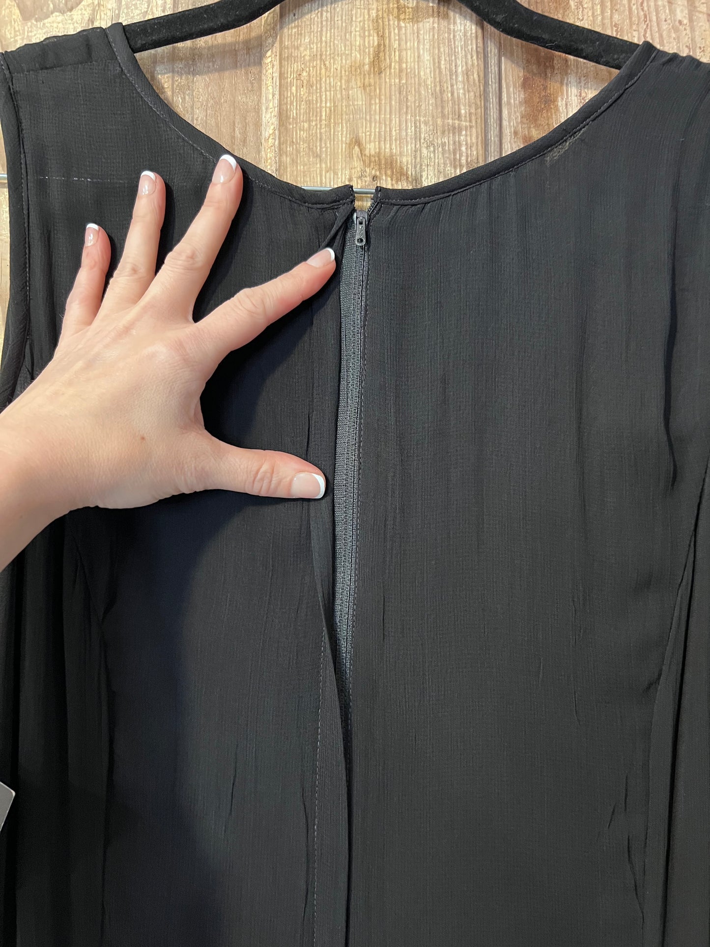 REVAMP Black Sleeveless Flowy Dress