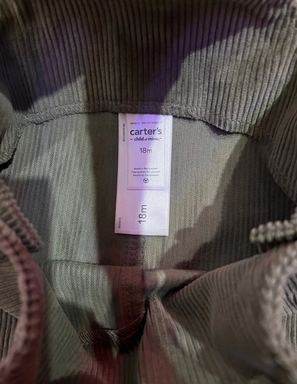 [URL] Carter's Olive Green Corduroy Overalls