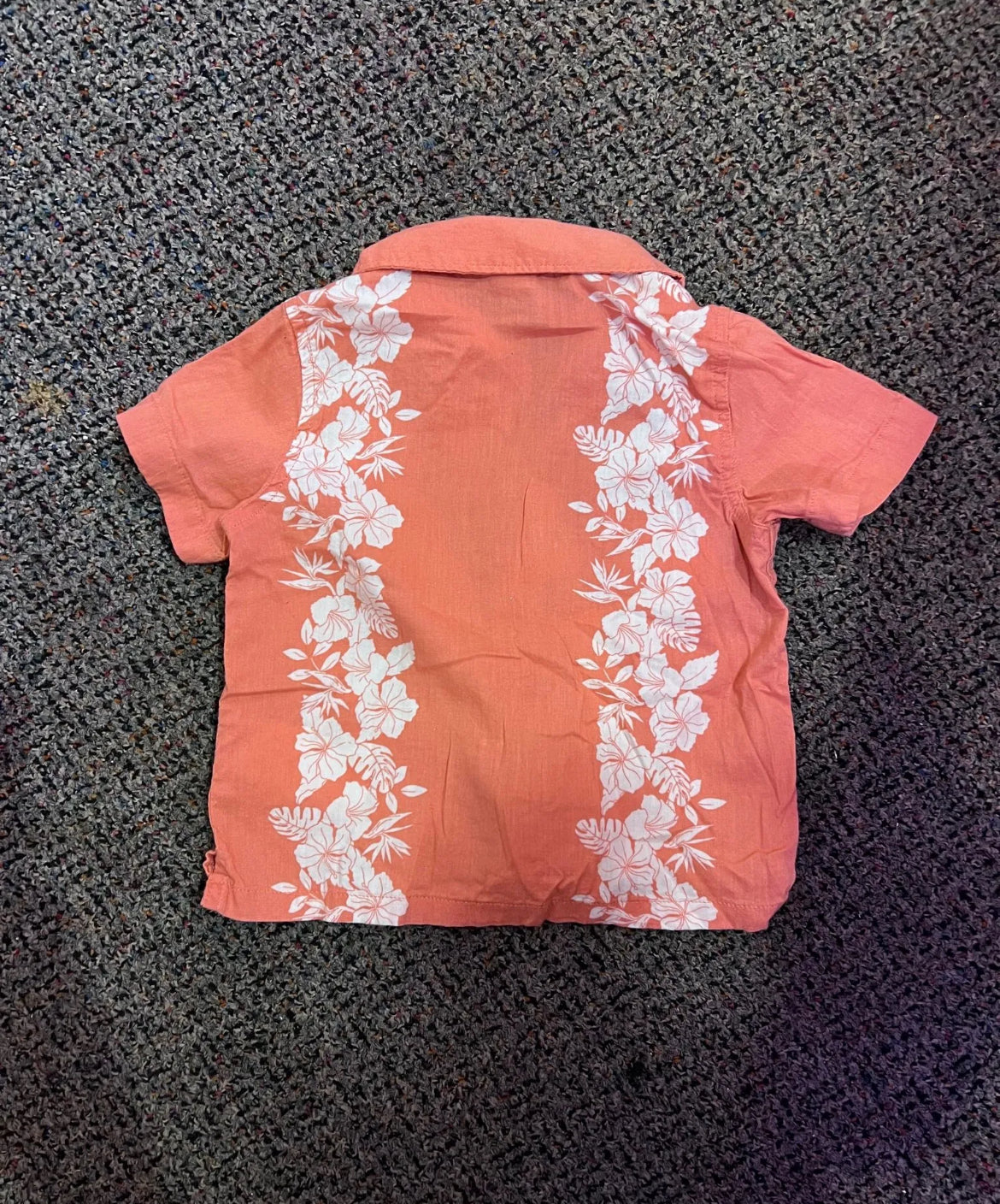 [URL] Old Navy Orange Hawaiian Button Up Shirt
