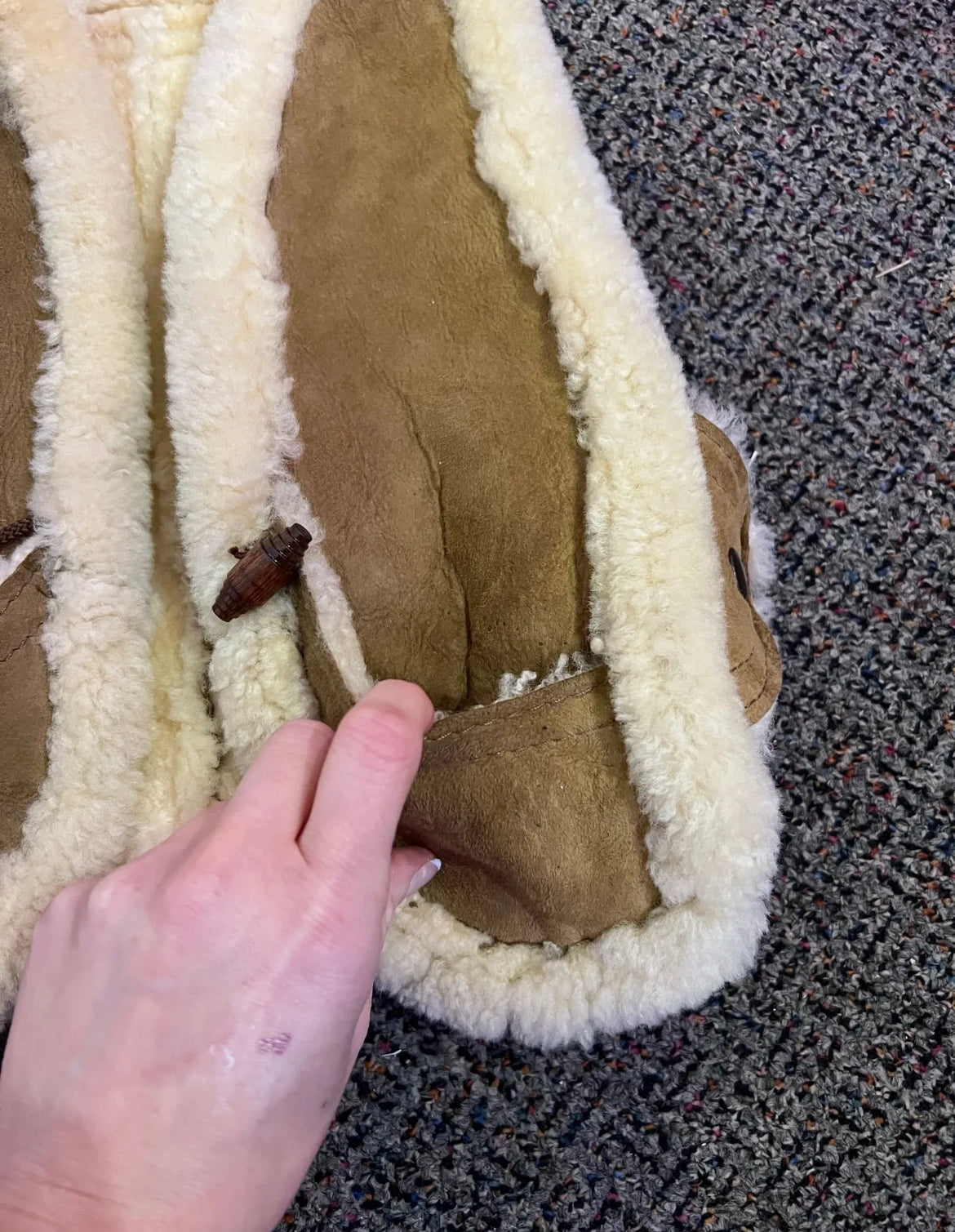 [URL] Suede/Leather Fur Vest