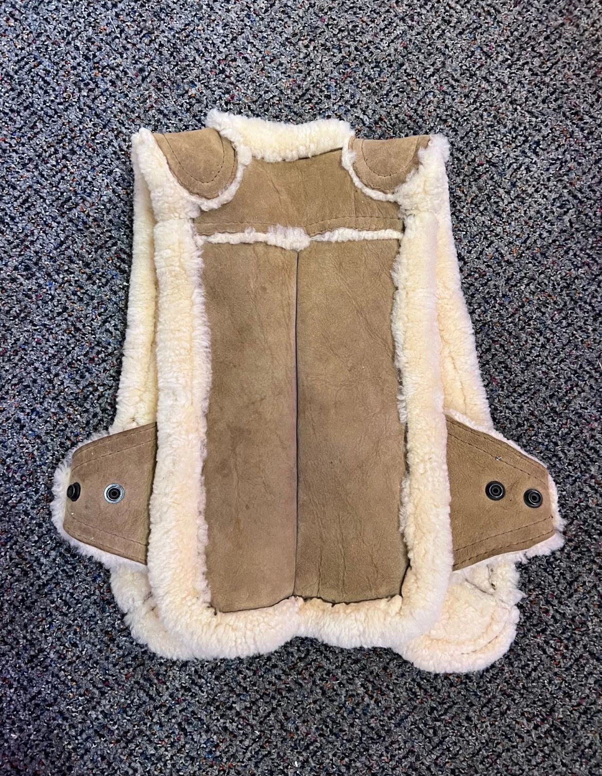 [URL] Suede/Leather Fur Vest