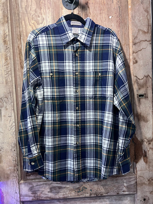 Windridge Blue/Yellow Plaid Flannel