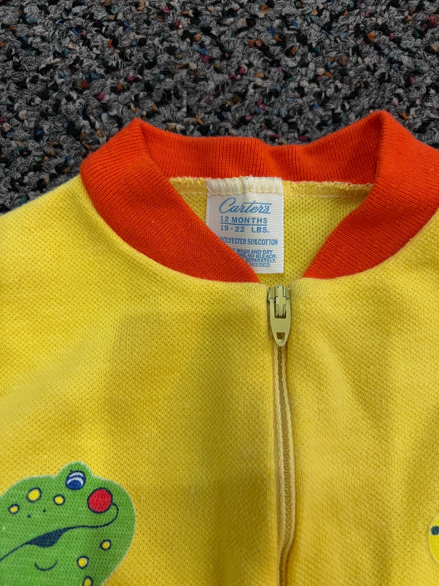 [URL] 60’s 70’s Carter's Yellow Animal Jumpsuit